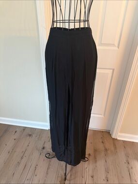 Tadashi Shoji Black Wide-Leg Palazzo Pants